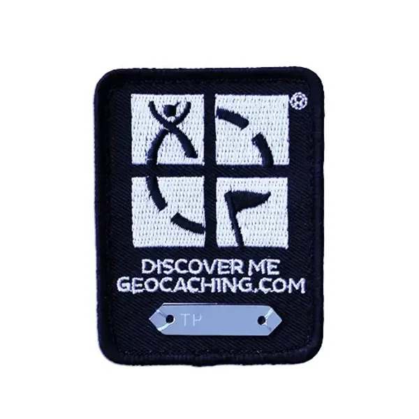 Geocaching Trackable Patch – Schwarz