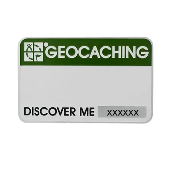 Geocaching Namensschild mit Druck