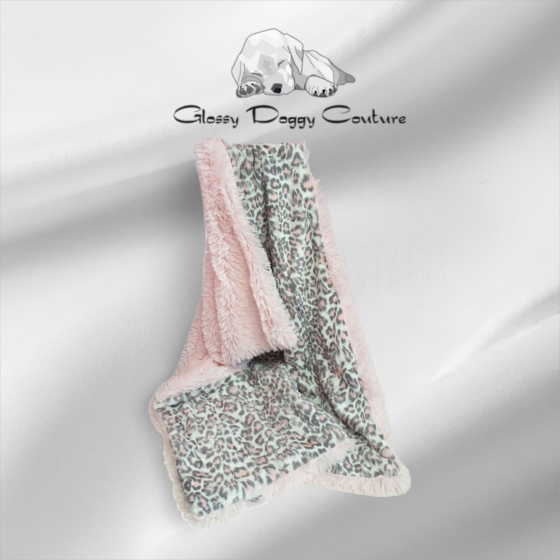 Leopard Blush / Shaggy Babypink