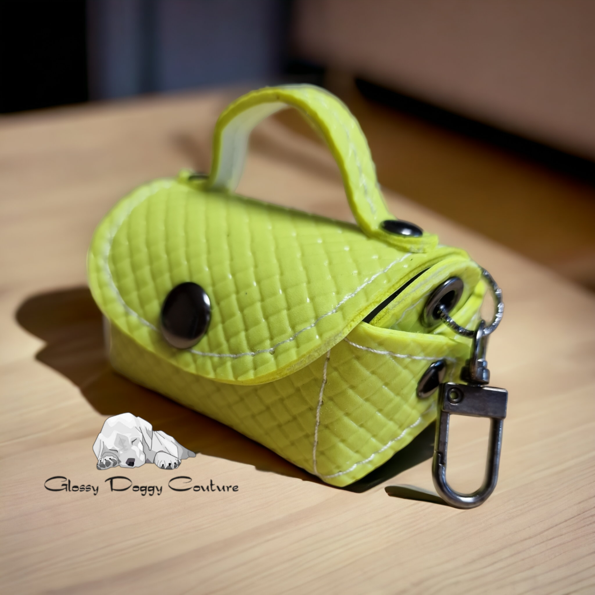 Poepzakhouder Tas Neon geel