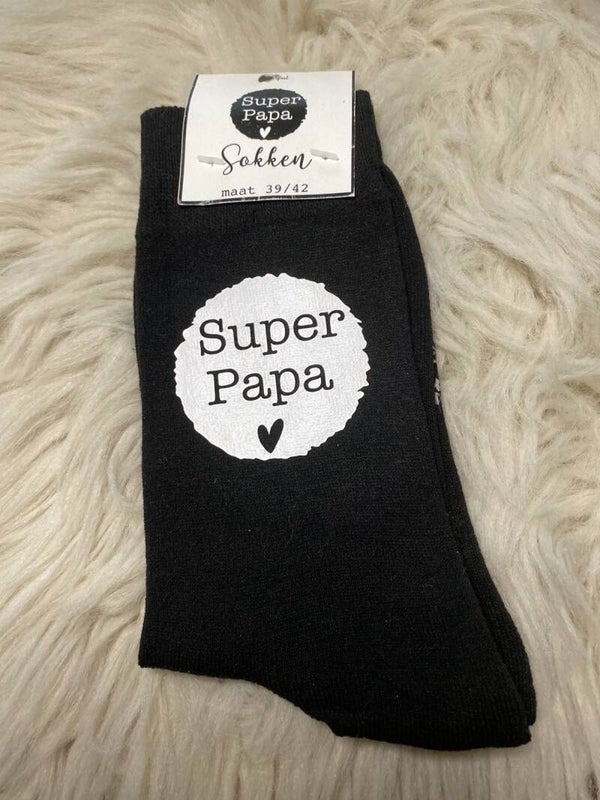 Super Papa Sokken – Perfecte Cadeau voor Vaderdag