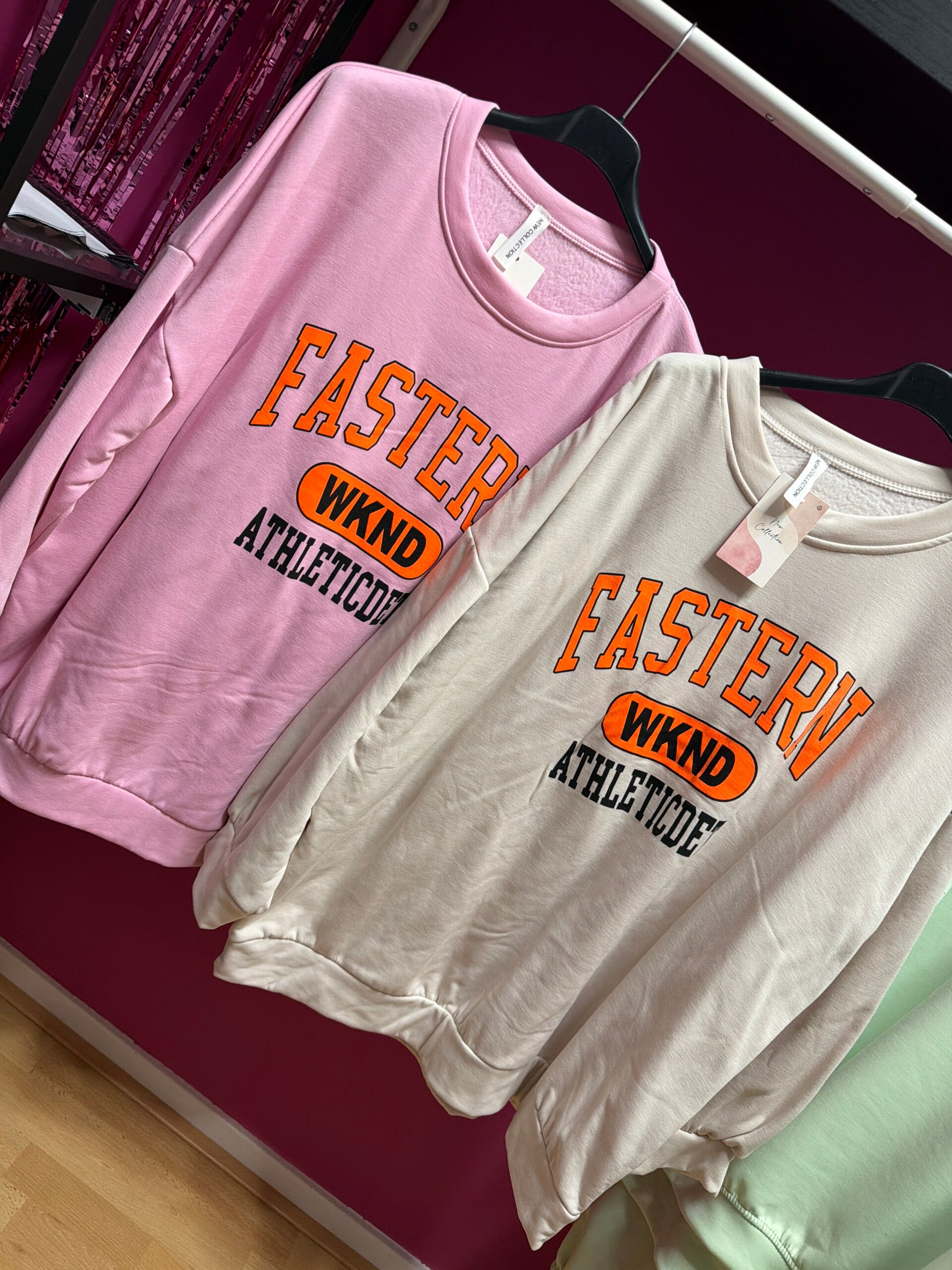 Fastern trui met fleece binnenin