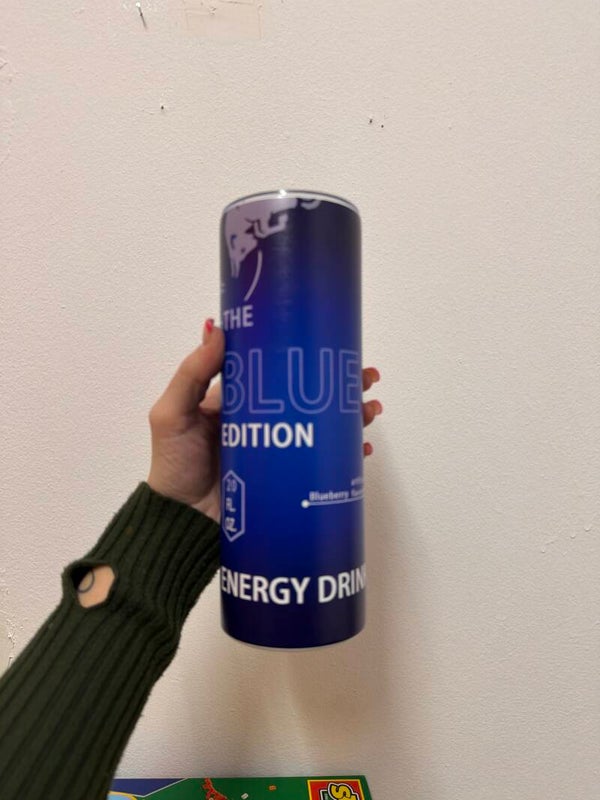 Blauwe redbull tumblr