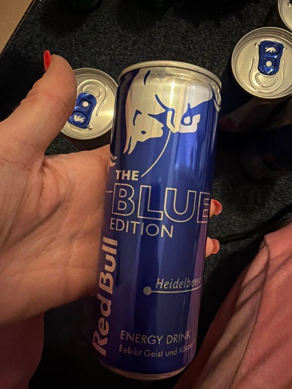 Redbull blauw