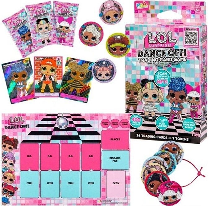 L.O.L. SURPRISE! DANCE OFF TRADING CARD GAME 8,5X15CM