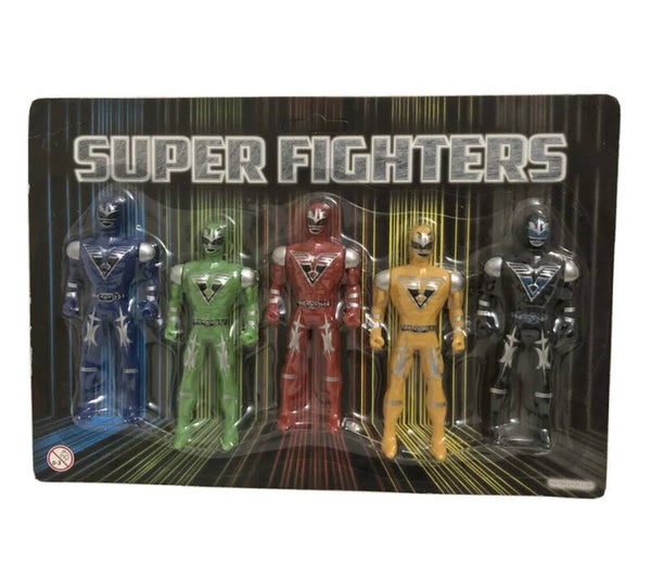 Kids Toy Space Heroes Power Rangers Figure Action Figures Set 5 14.4 cm x 7.5 cm