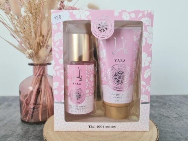 Yara gift set roze