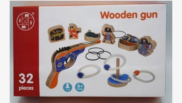 Mimi wooden gun 32 stuks