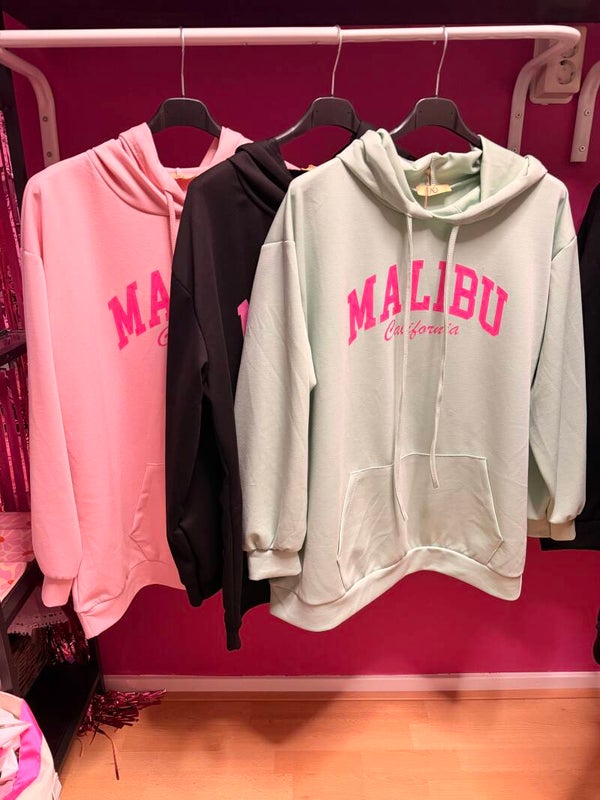 Malibu trui met capuchon