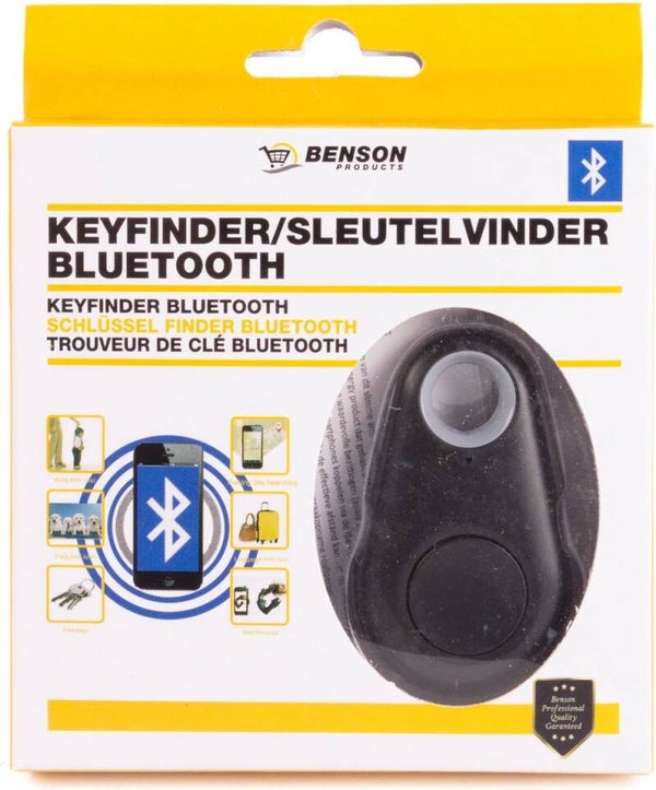 Benson Key Finder Tracker Smart Bluetooth - Zwart