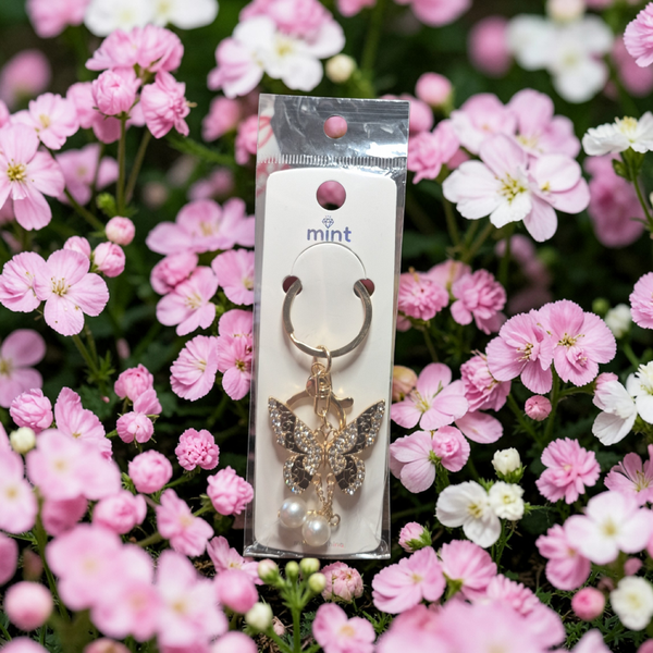 Mint Brand Keychain Butterfly