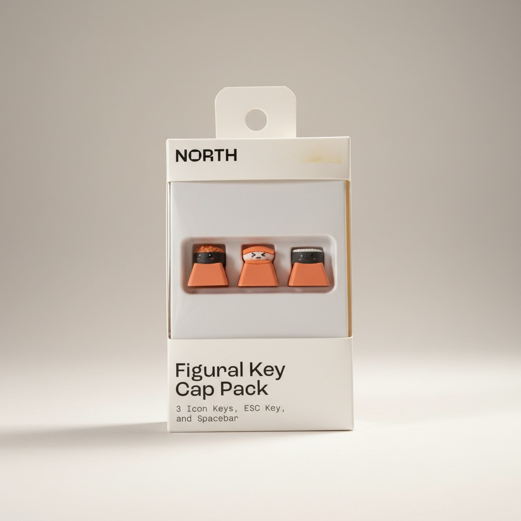 North Figural Key Cap Sushi Pack