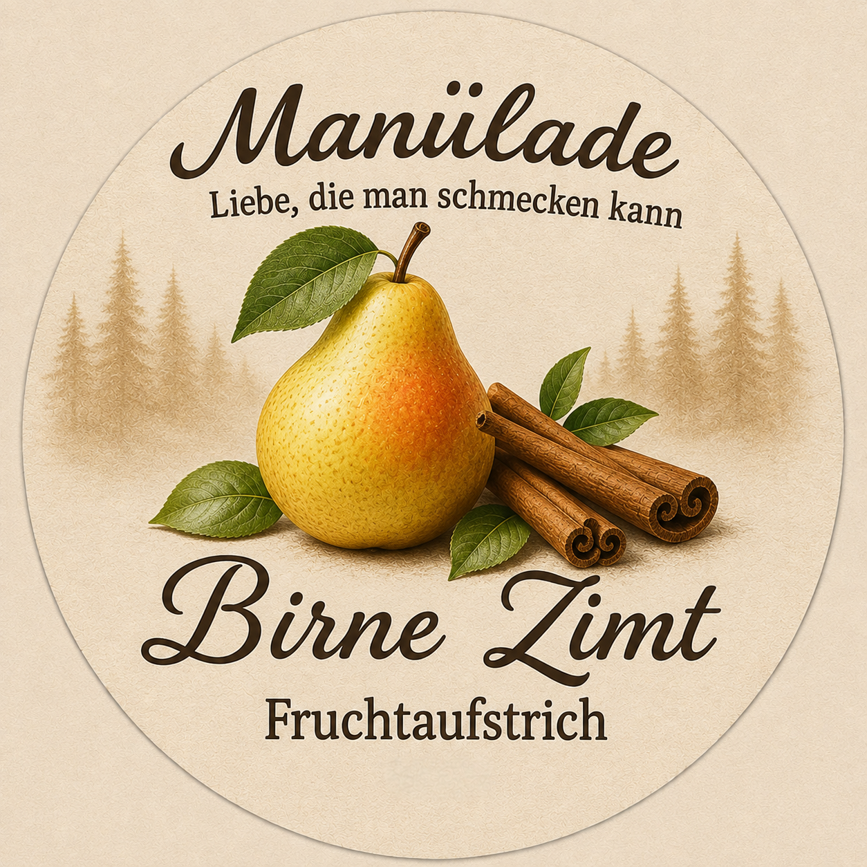 Birne Zimt