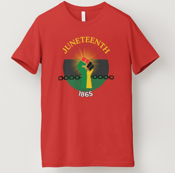 Raised in Resistance – Juneteenth Fist Shirt