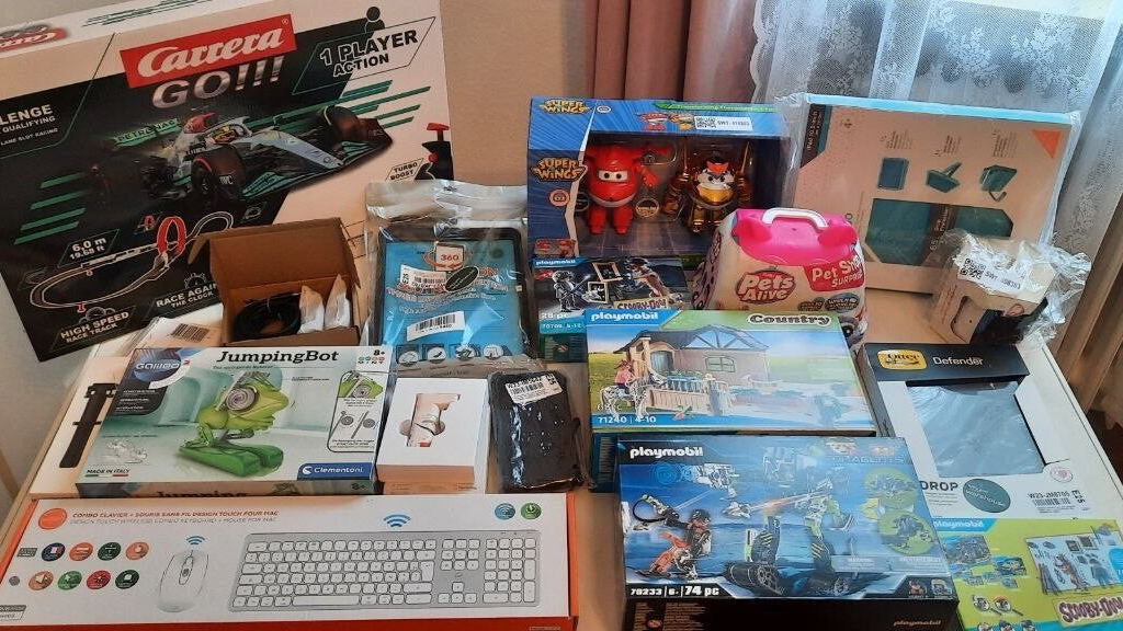 Misch Box 22 St. | A - Ware | Mix Box: Spielzeug,Multimedia, uvm | Wert 420-480€