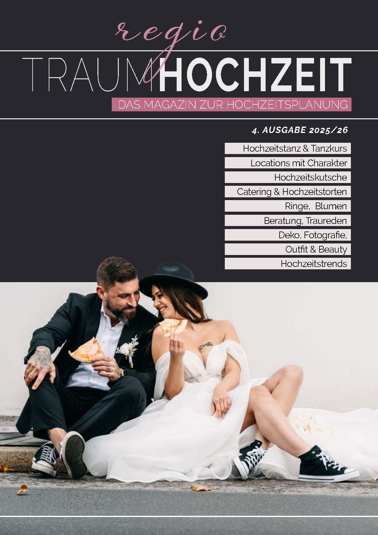 Titel regioTraumhochzeit 2025/26