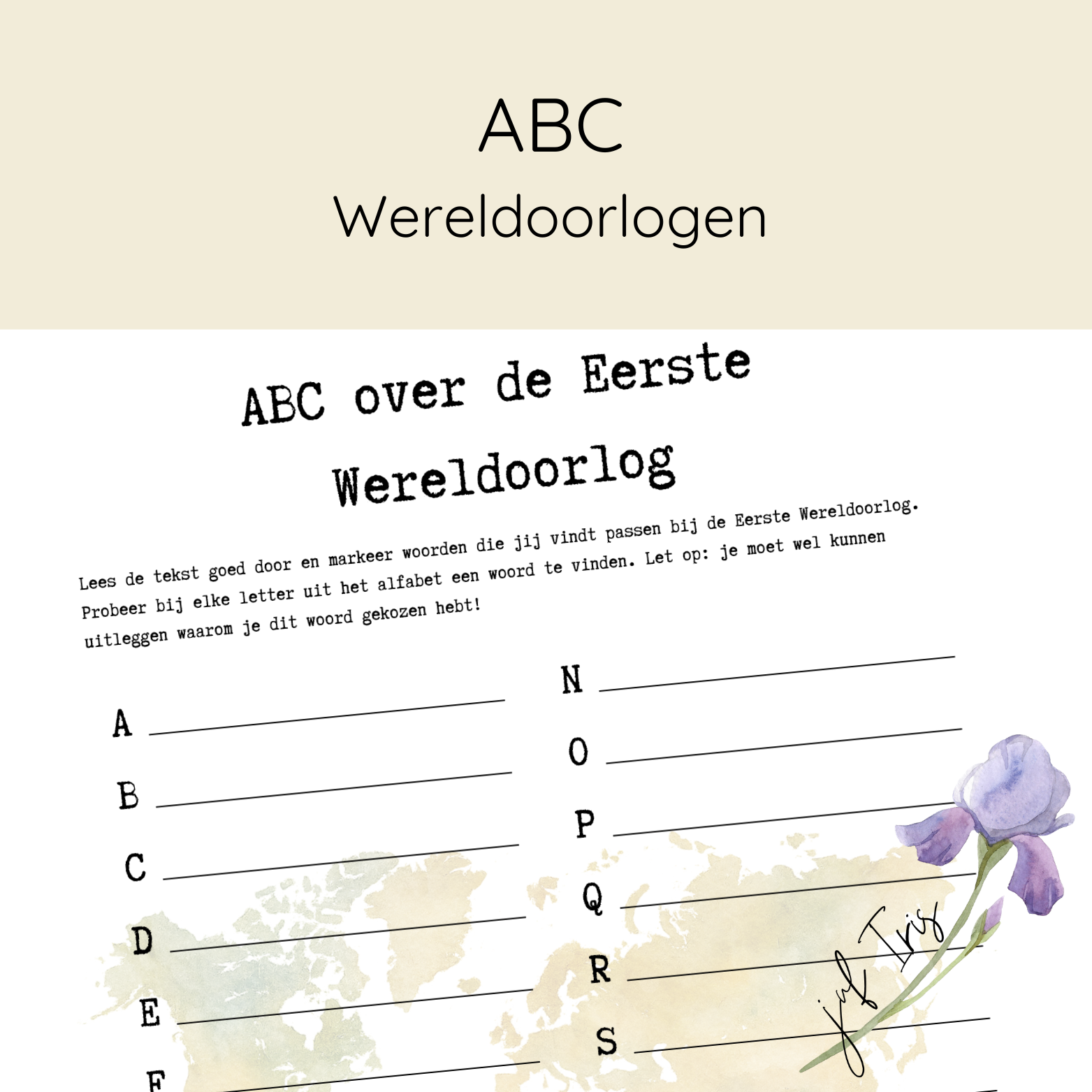 ABC over de Wereldoorlogen