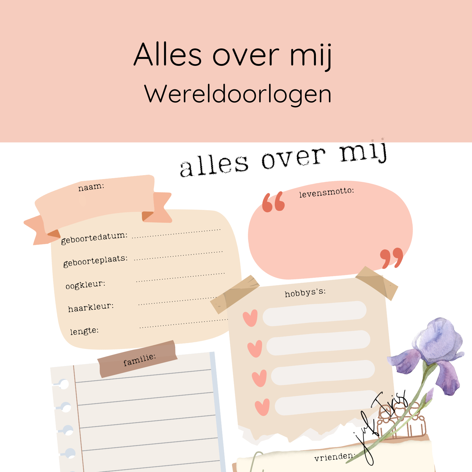 Alles over mij - WOI en WOII