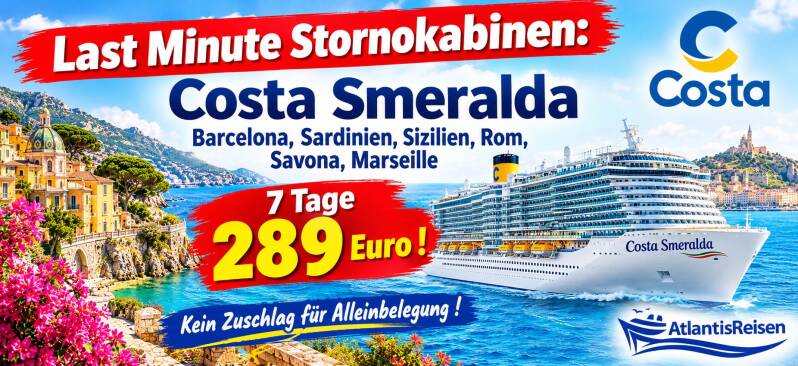 Costa Mittelmeer  | www.atlantisreisen.com