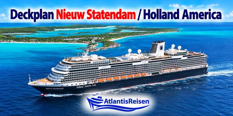 Deckplan Nieuw Statendam Holland America Line | www.atlantisreisen.com