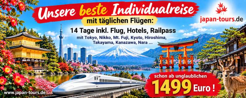 Japan Individualreise billig  | www.japan-tours.de