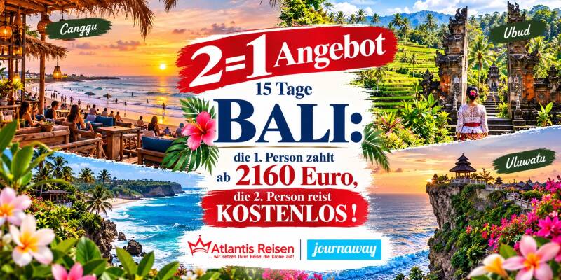 Journaway 2=1  Bali | ww.top65.de