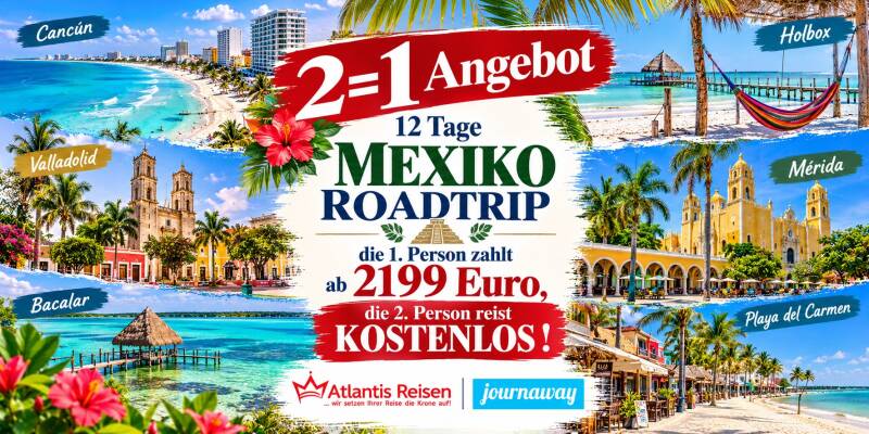 Journaway 2=1 Mexiko | ww.top65.de