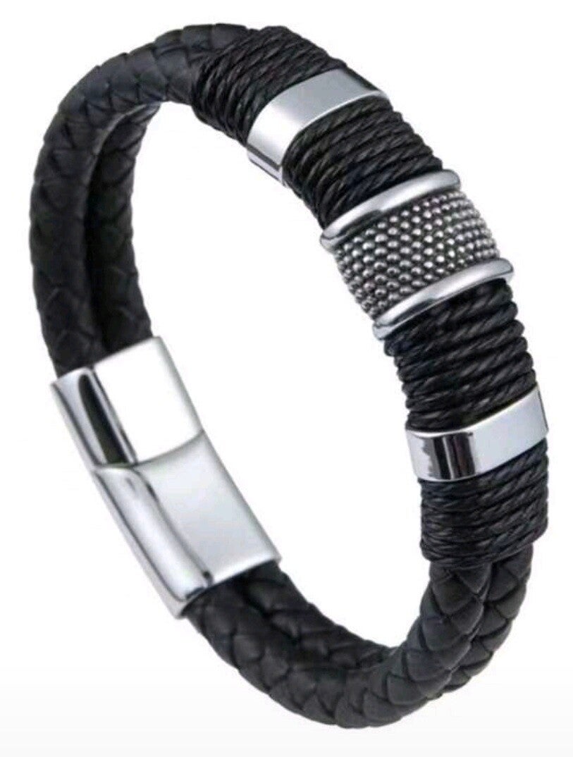 Herenarmband-zilverkleur