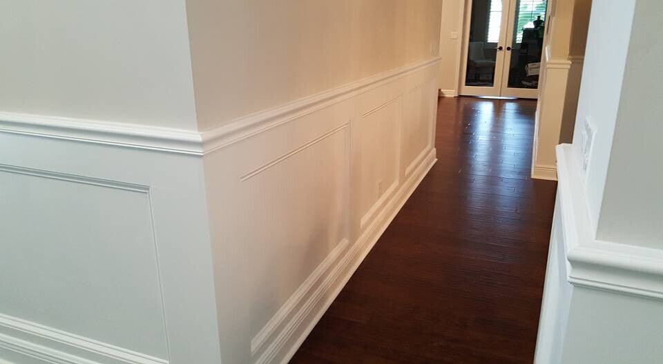Elegant Hallway Wainscoting