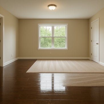 Spotless empty home ready for new tenants, Elite Clean KC move-in cleaning service in Kansas City ensuring kitchens, bathrooms, and living spaces are fresh and sanitized.