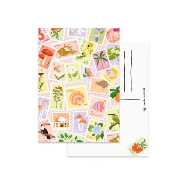 Ansichtkaart Summer Stamps
