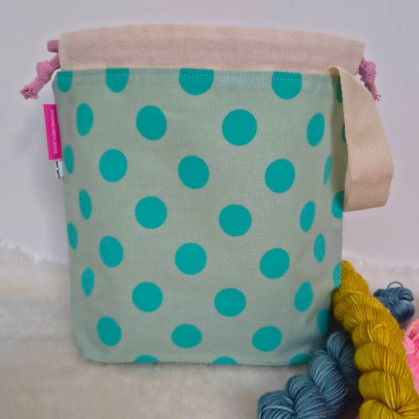 Aqua with aqua dots