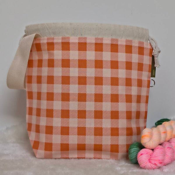 Orange Gingham