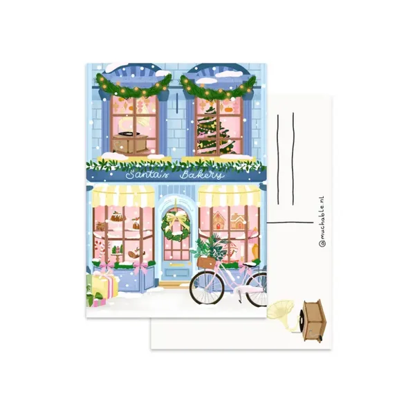 Ansichtkaart Santa's Bakery