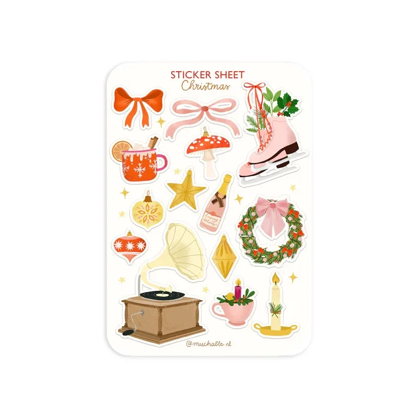 A6 Stickersheet Christmas 1