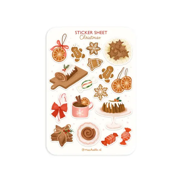 A6 Stickersheet Christmas 2