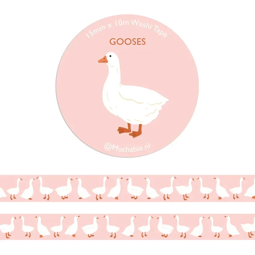 Washitape Geese