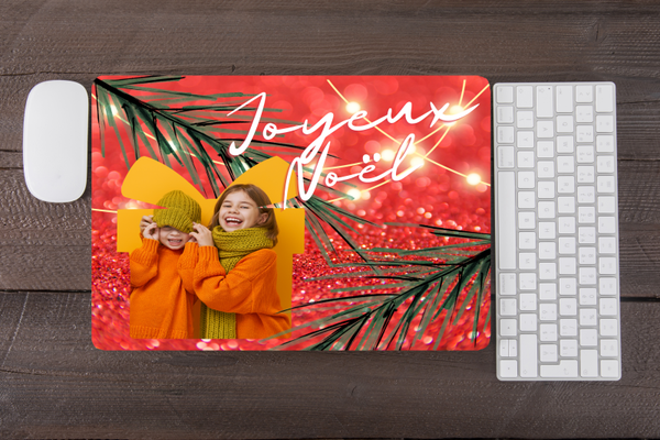Tapis de souris Noël personalisable