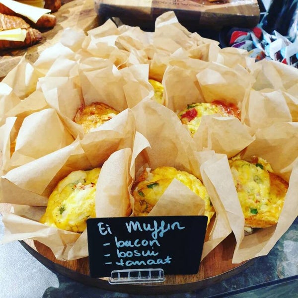 Ei Muffin (bosui en tomaat)