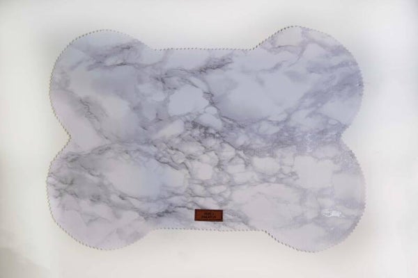 Napfunterlage "Marmor grau"