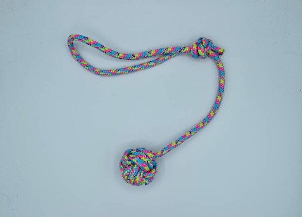 Affenfaust blau-grün-rosa