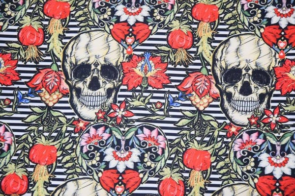 Softshellstoff "Totenkopf groß"