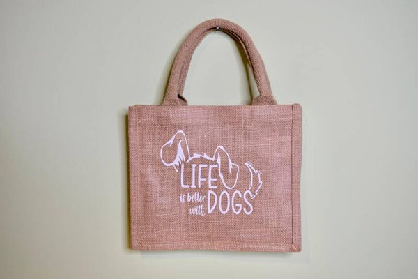 Shopper klein "Life is better with Dogs"