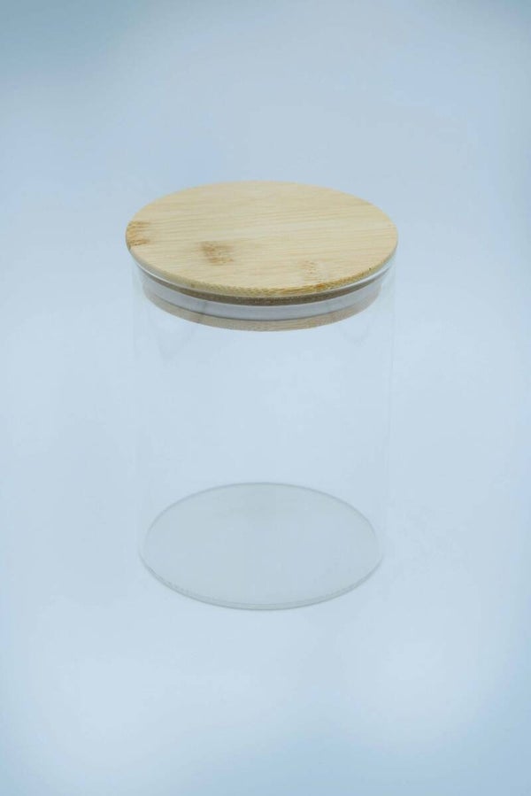 Leckerliglas mit Holzdeckel