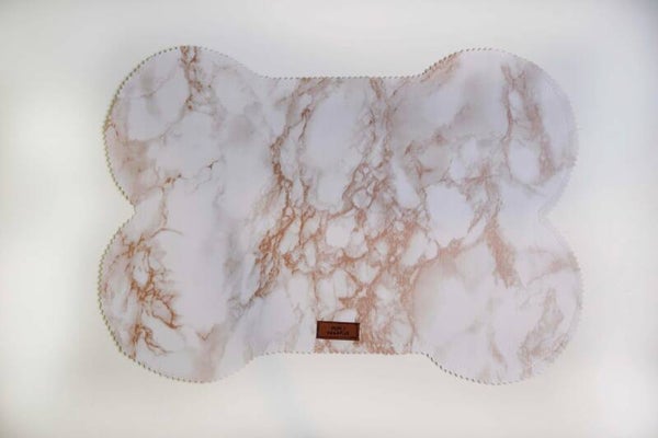 Napfunterlage "Marmor gold-beige"