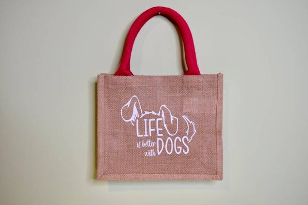Shopper klein "Life is better with Dogs"