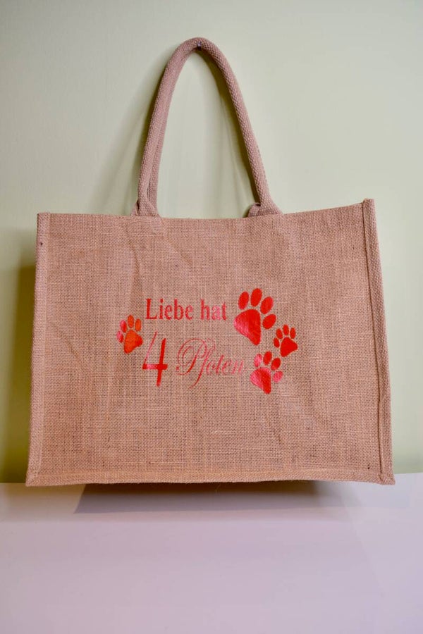 Shopper "Liebe hat 4 Pfoten"