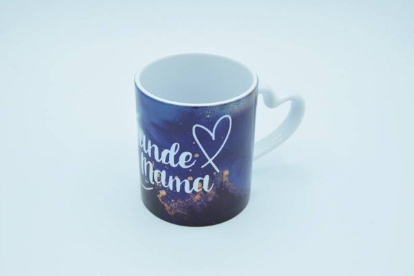 Tasse "Hundemama" mit Herzhenkel