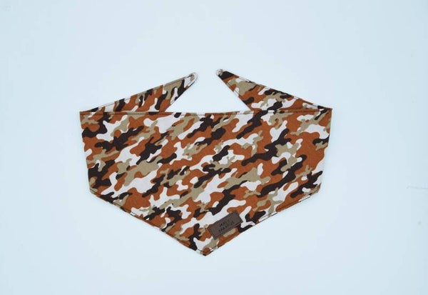 Halstuch "Camouflage braun"