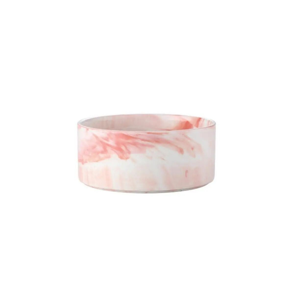 Keramiknapf rosa-marmor - Größe S